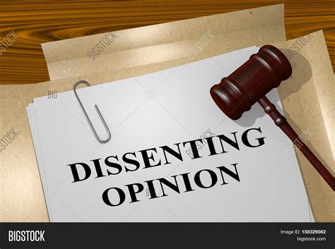 dissenting opinion definition government